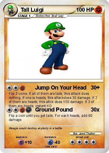 Pokemon Tall Luigi