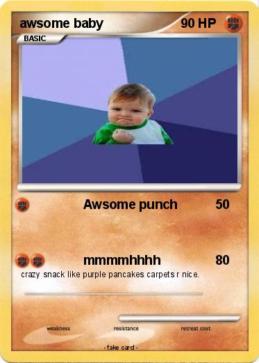 Pokemon awsome baby