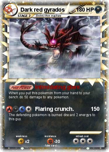 Pokemon Dark red gyrados
