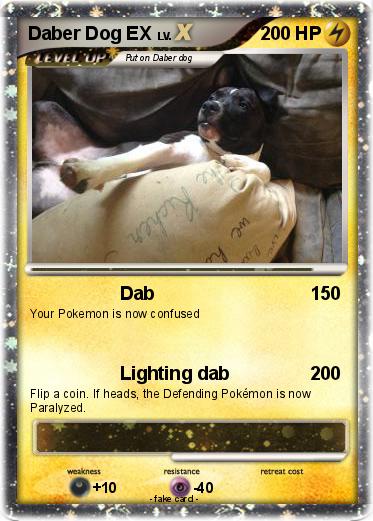 Pokemon Daber Dog EX