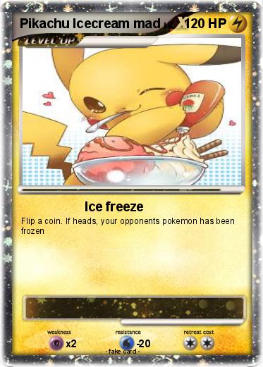Pokemon Pikachu Icecream mad