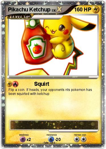Pokemon Pikachu Ketchup