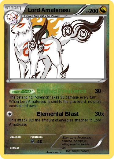 Pokemon Lord Amaterasu