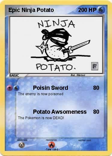 Pokemon Epic Ninja Potato