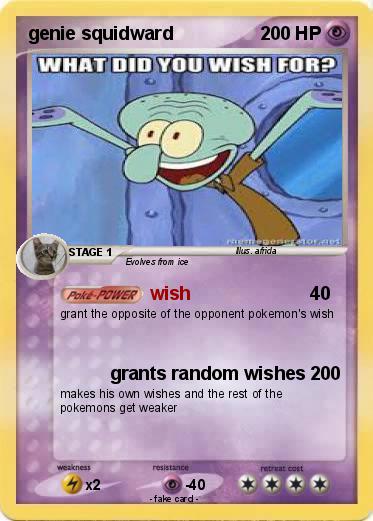 Pokemon genie squidward
