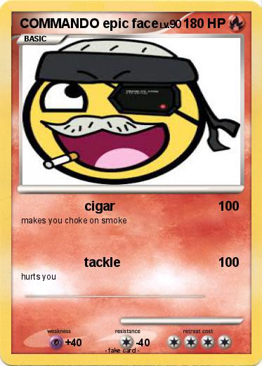 Pokemon COMMANDO epic face
