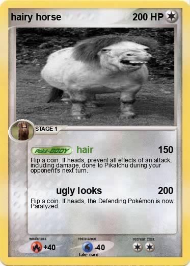 Pokemon hairy horse