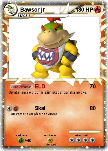 Pokemon Bawsor jr