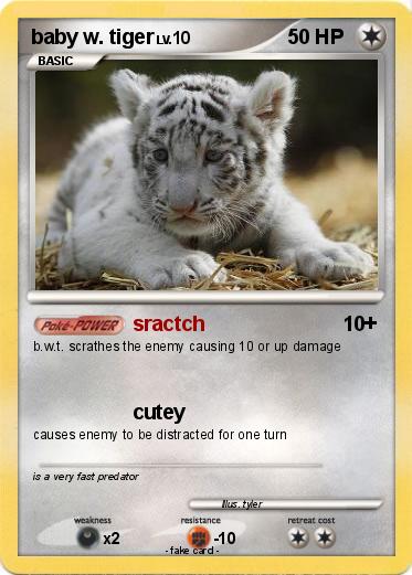 Pokemon baby w. tiger