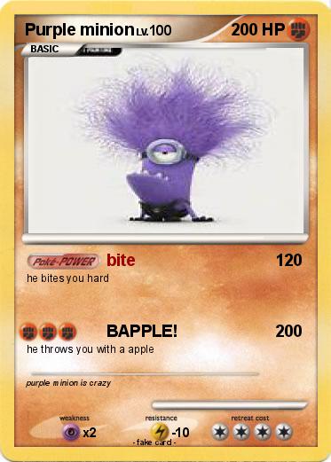 Pokemon Purple minion