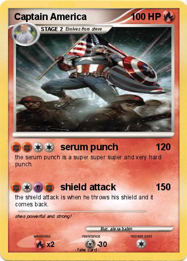 Pokemon Captain America