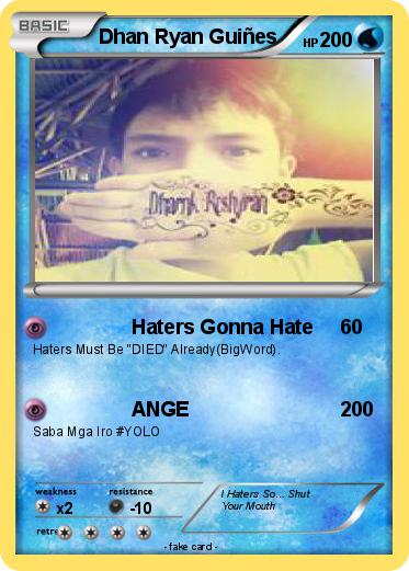 Pokemon Dhan Ryan Guiñes