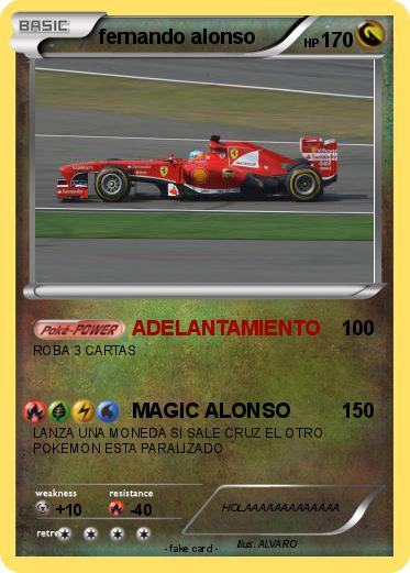 Pokemon fernando alonso
