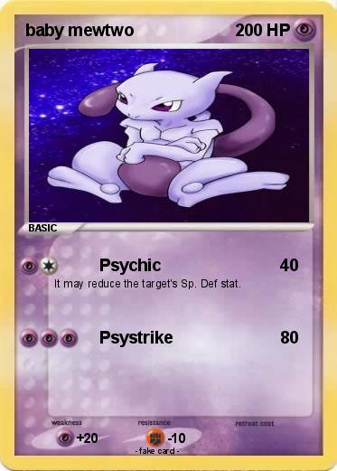 Pokemon baby mewtwo