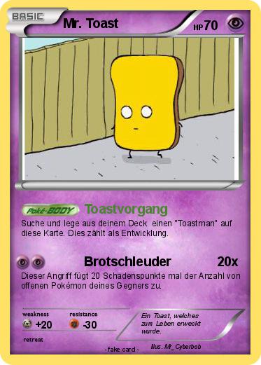 Pokemon Mr. Toast
