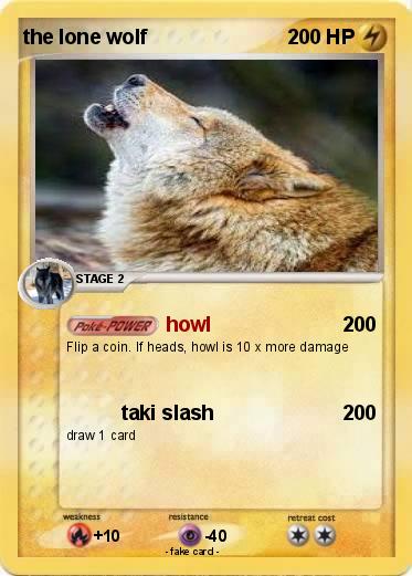 Pokemon the lone wolf