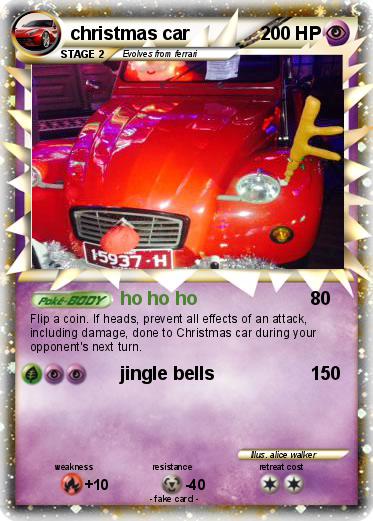 Pokemon christmas car