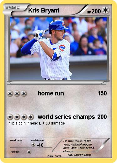 Pokemon Kris Bryant