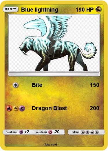 Pokemon Blue lightning