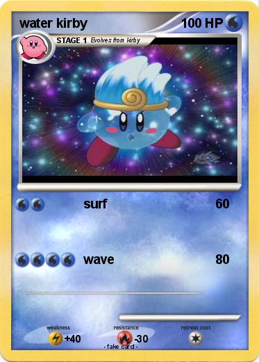 Pokemon water kirby