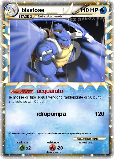Pokemon blastose