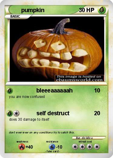 Pokemon pumpkin