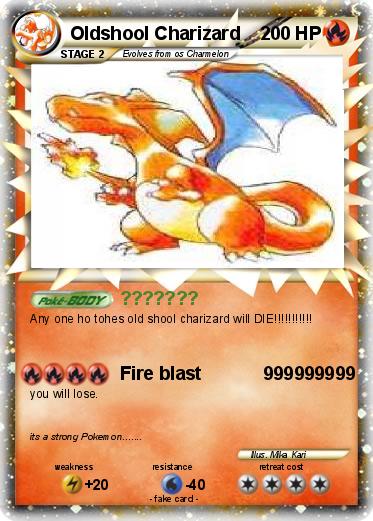 Pokemon Oldshool Charizard