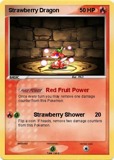 Pokemon Strawberry Dragon