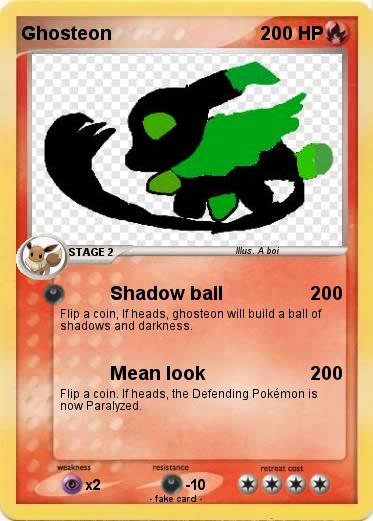 Pokemon Ghosteon