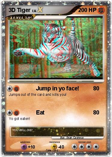 Pokemon 3D Tiger