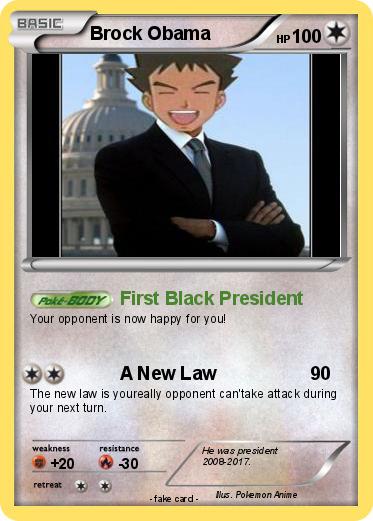 Pokemon Brock Obama
