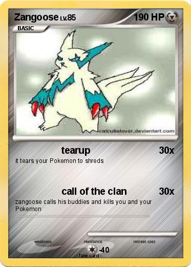 Pokemon Zangoose