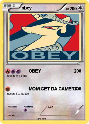 Pokemon obey