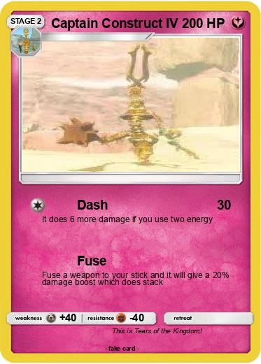 Pokemon Captain Construct IV