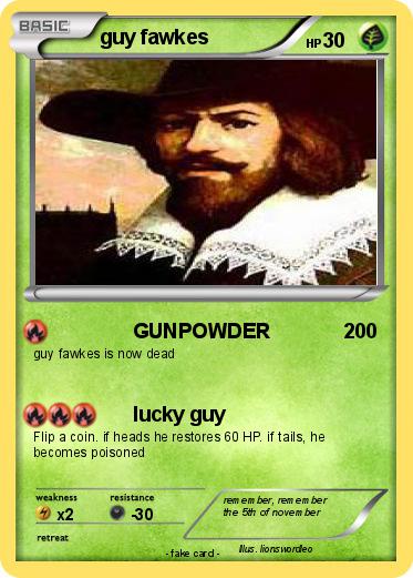 Pokemon guy fawkes