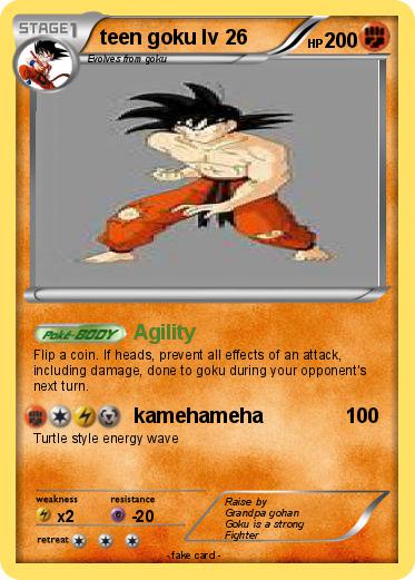 Pokemon teen goku lv 26