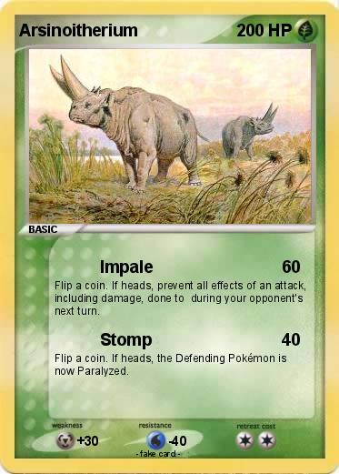 Pokemon Arsinoitherium