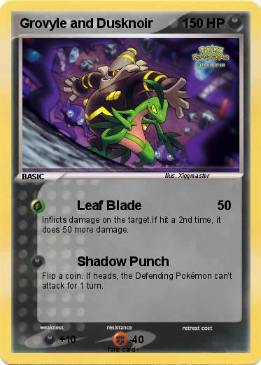 Pokemon Grovyle and Dusknoir
