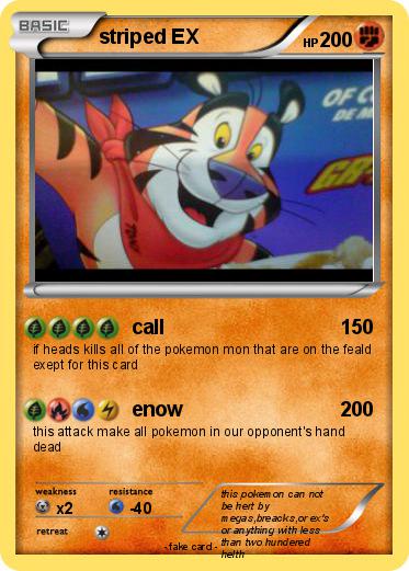 Pokemon striped EX