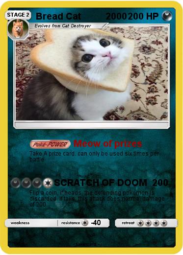 Pokemon Bread Cat          2000