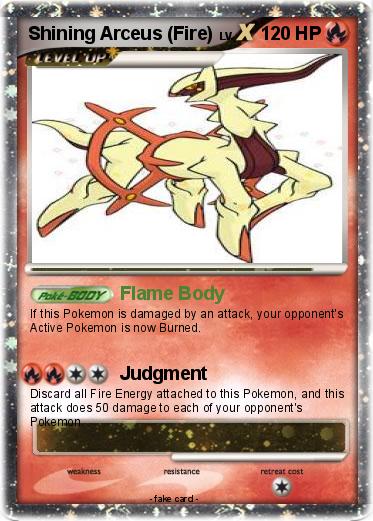 Pokemon Shining Arceus (Fire)