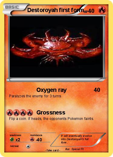 Pokemon Destoroyah first form