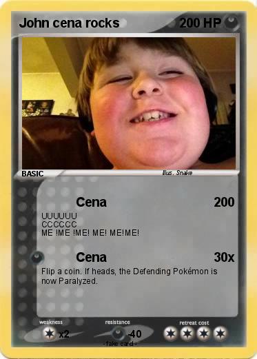 Pokemon John cena rocks