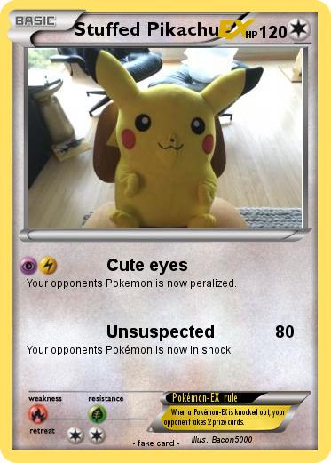 Pokemon Stuffed Pikachu