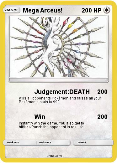 Pokemon Mega Arceus!