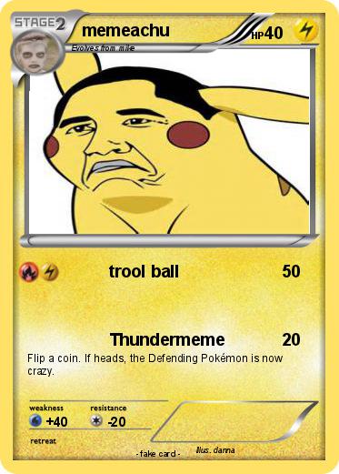 Pokemon memeachu