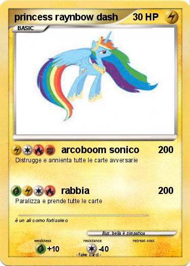 Pokemon princess raynbow dash