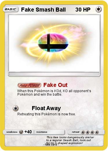 Pokemon Fake Smash Ball