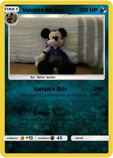 Pokemon Vampire Mickey