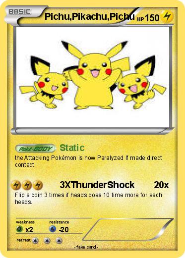 Pokemon Pichu,Pikachu,Pichu
